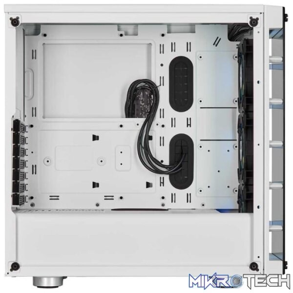 Corsair Crystal series 465X RGB White ATX Chassis - Image 2